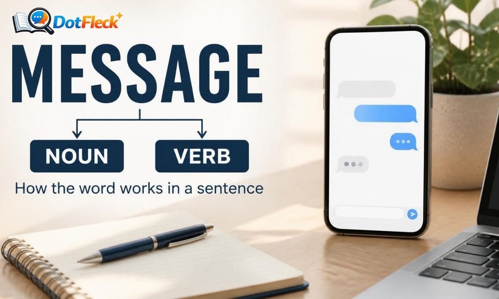 Is “Message” a Noun or a Verb