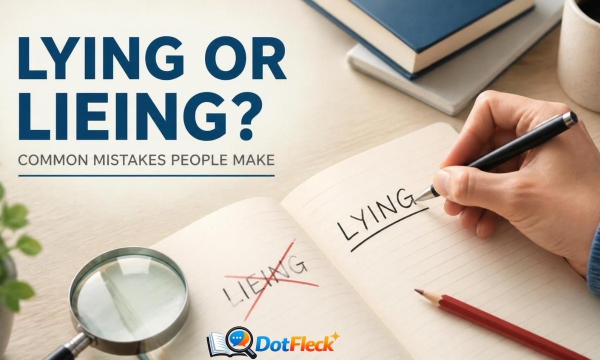 Lieing or Lying Common Mistakes People Make