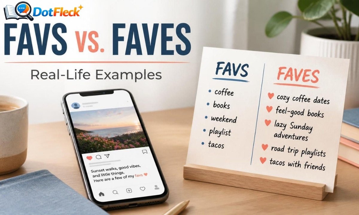 Real-Life Examples of Favs vs. Faves