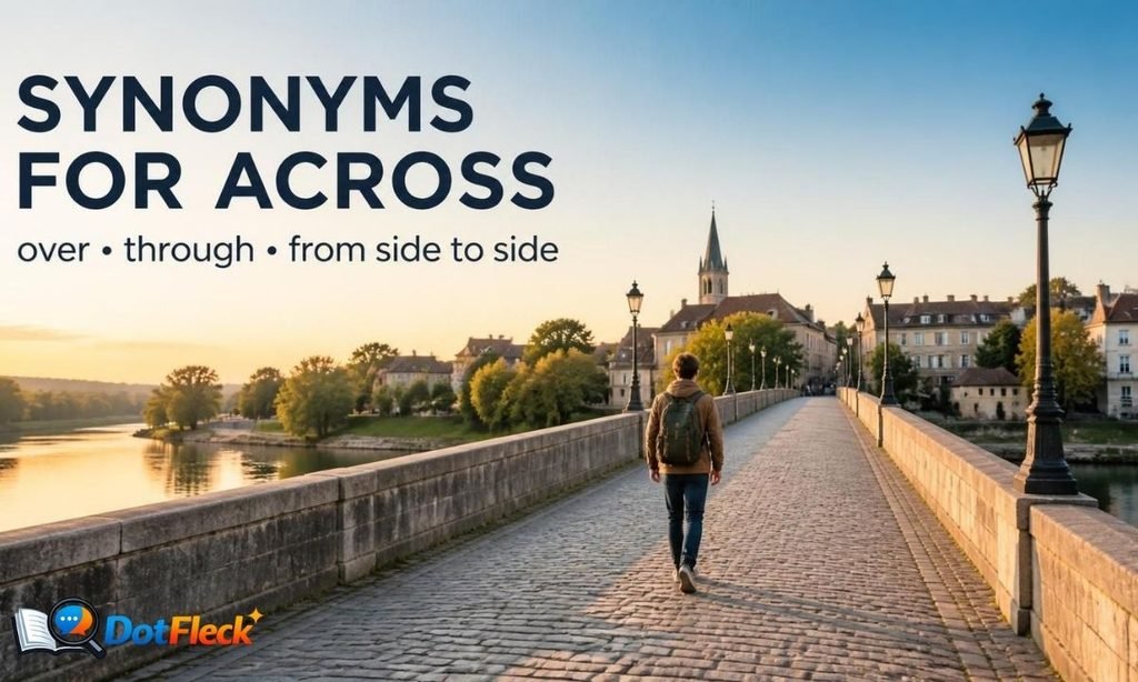 Synonyms and Similar Words to Across