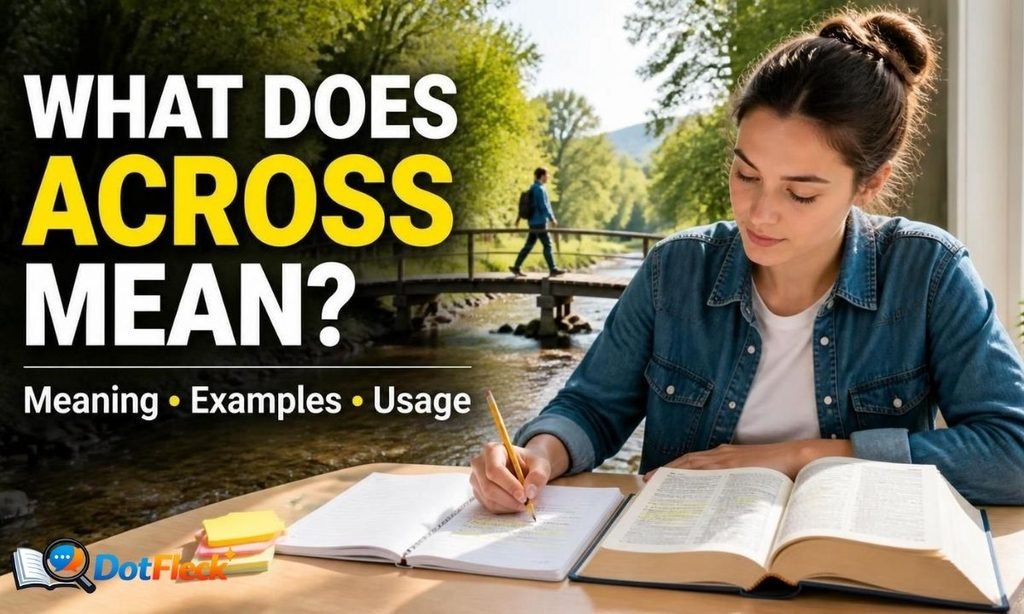 What Does Across Mean