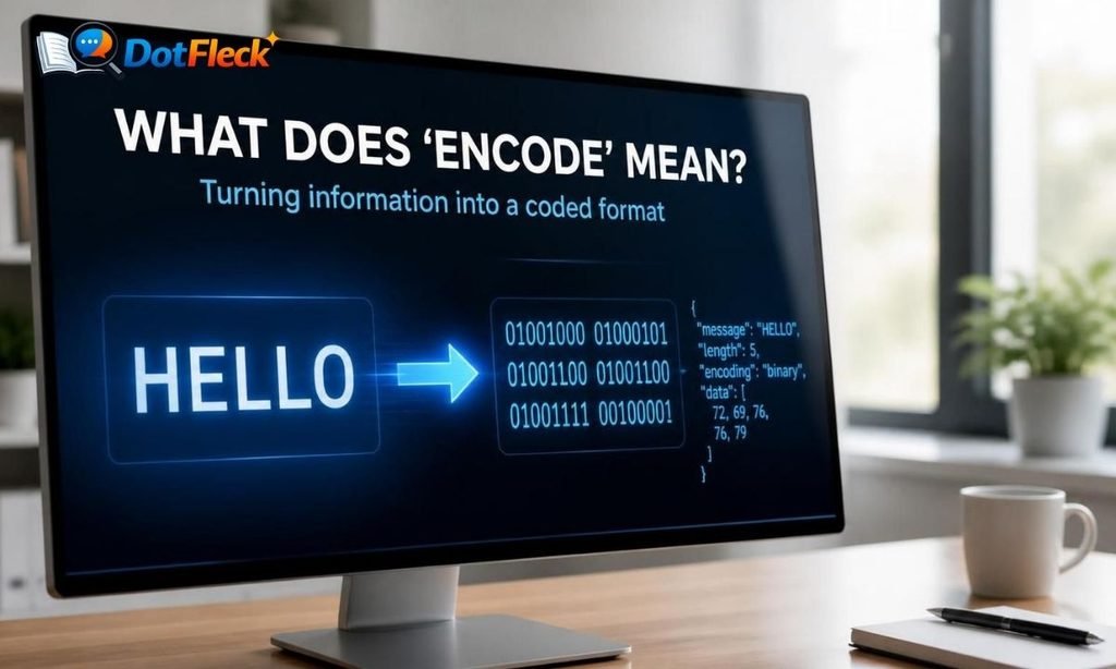 What Does “Encode” Mean