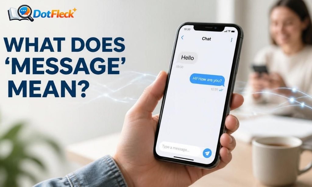 What Does “Message” Mean