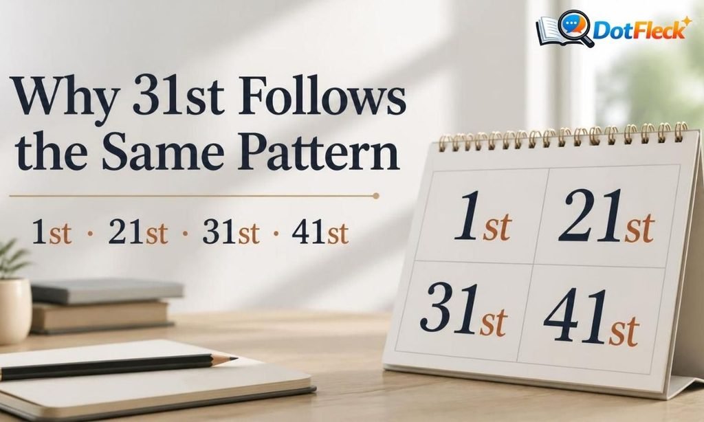 Why 31st Follows the Same Pattern as 1st, 21st, and 41st
